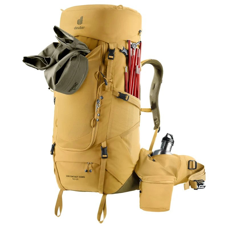 Deuter Aircontact Core 50 + 10 - Trekkingrucksack 82 cm (savanna-nori)
