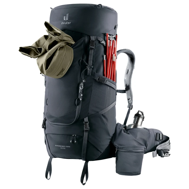 Deuter Aircontact Core 50 + 10 - Trekkingrucksack 82 cm (black)