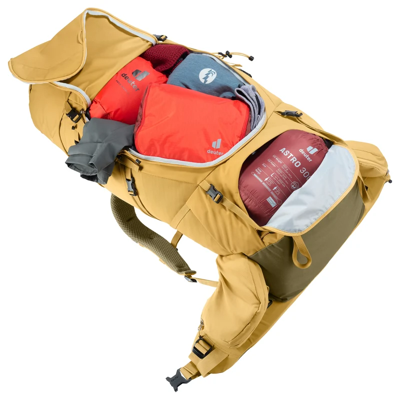 Deuter Aircontact Core 60 + 10 - Trekkingrucksack 82 cm (savanna-nori)