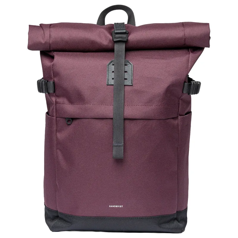 Sandqvist Icon Rolltop - Rucksack M 14" 60 cm (cabernet)