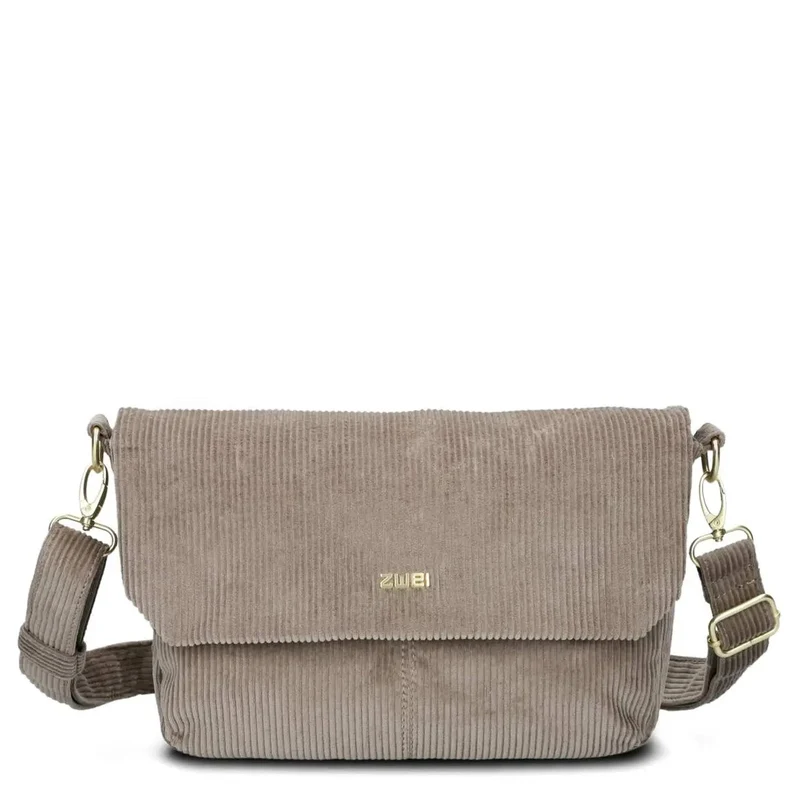 zwei Mademoiselle M60 - Umhängetasche 33 cm (cord-mocca)
