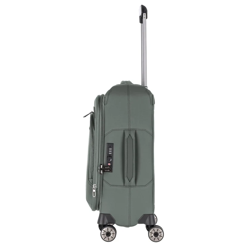 Travelite Priima - 4-Rollen-Kabinentrolley S 55 cm erw. (olive)
