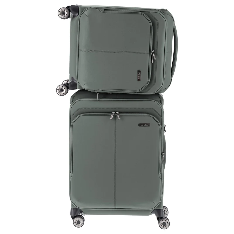 Travelite Priima - 4-Rollen-Kabinentrolley S 55 cm erw. (olive)