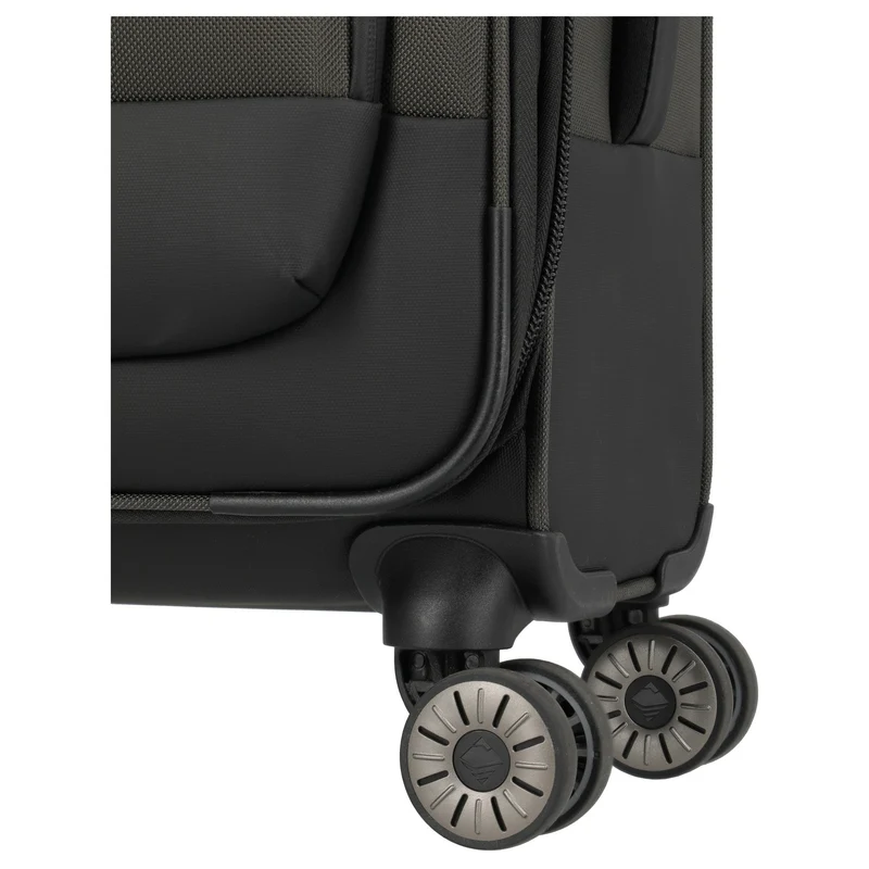 Travelite Crosslite - 4-Rollen-Kabinentrolley S 55 cm erw. (oliv)