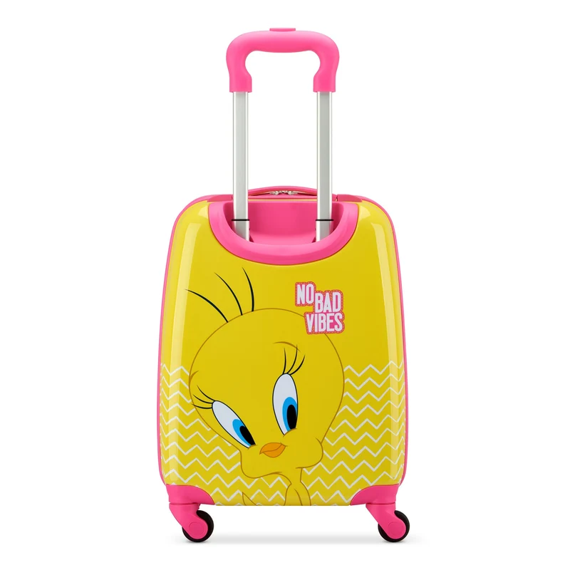 Roncato Looney Tunes Kids - 4-Rollen-Kindertrolley 44 cm (Tweety Giallo)