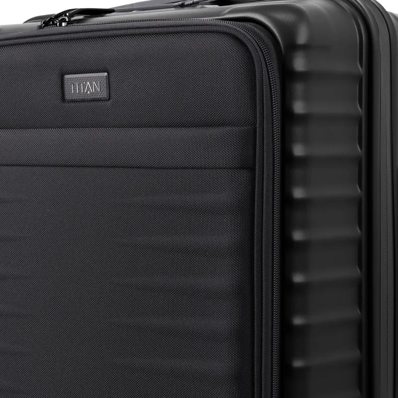 TITAN UPGRADE - 4-Rollen-Kabinentrolley S 55/23 cm mit Vortasche (nightshade black)