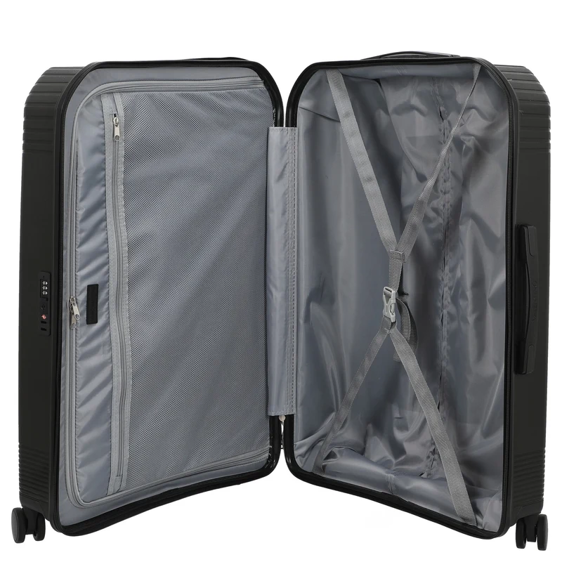 Valentino Bags Wood Carry on - 4-Rollen-Trolley L 77 cm (nero)