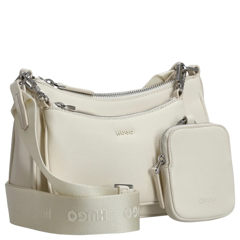 HUGO Women's Bel 2.0 - Umhängetasche 22 cm (open white)