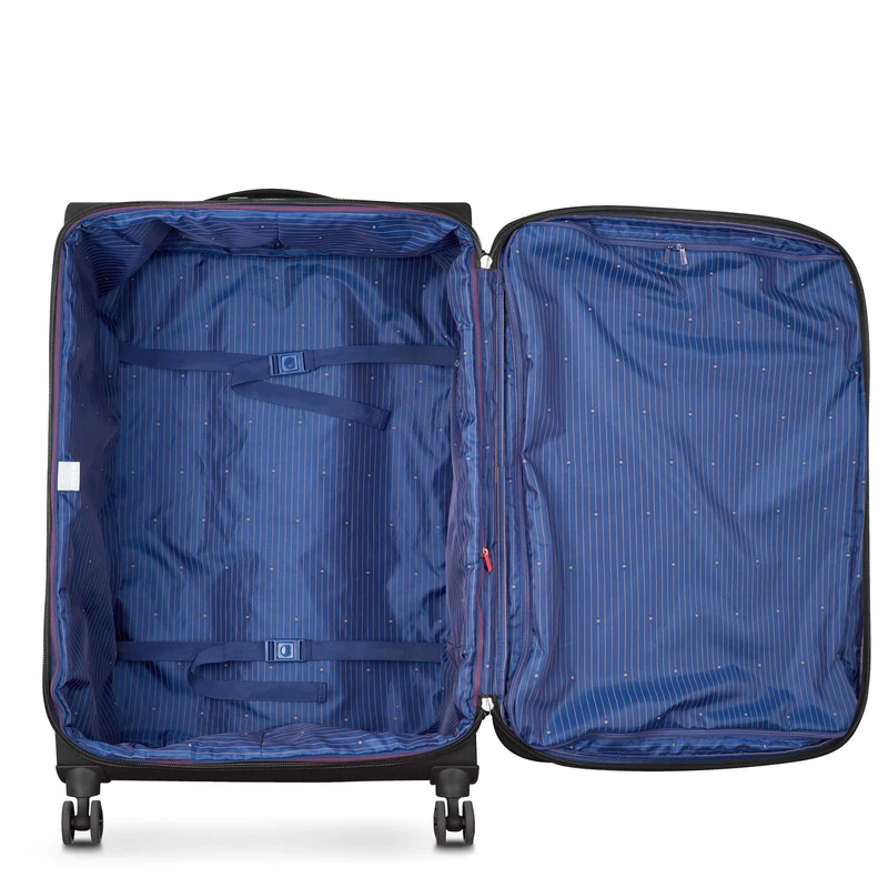 Delsey Paris Montmartre Air 2.0 - 4-Rollen-Trolley 77 cm erw. (recycelt) (schwarz)