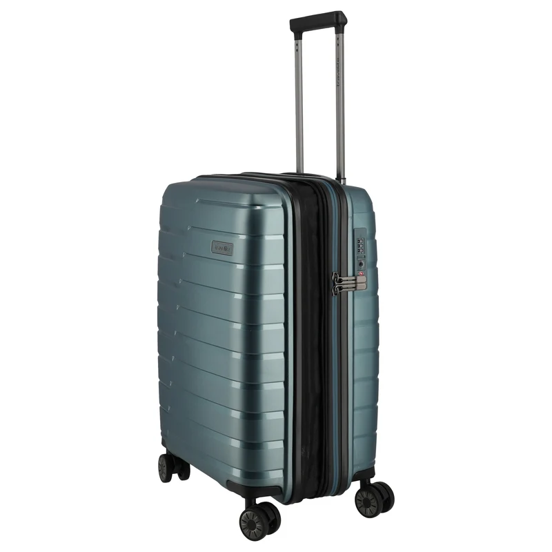 Travelite Air Base - 4-Rollen-Kabinentrolley S 55 cm erw. (iceblue)