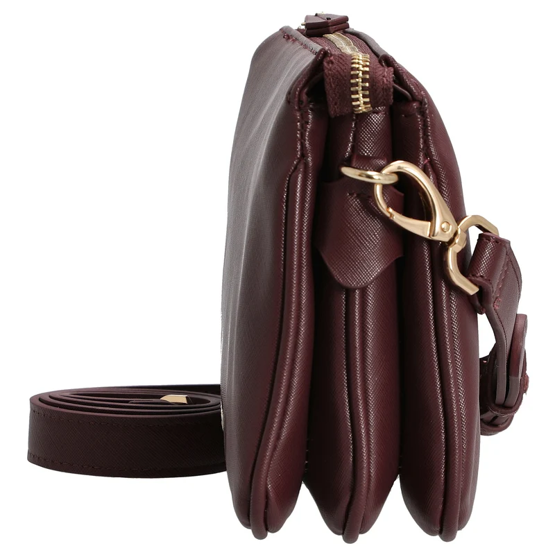 Valentino Bags Zero Re - Umhängetasche 26 cm (prugna)