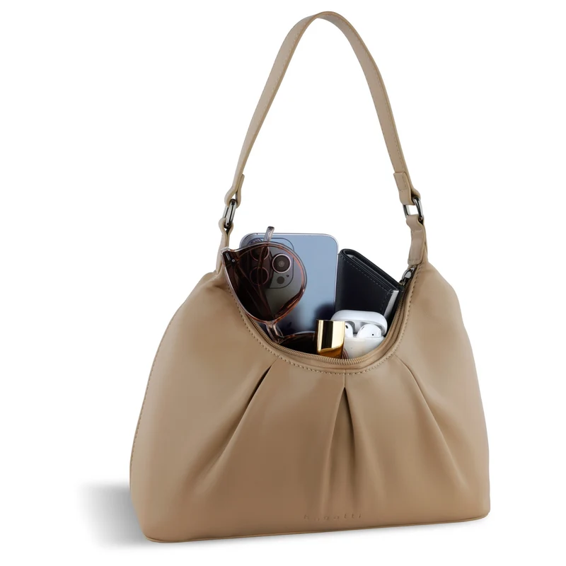 bugatti Mila - Schultertasche S 28 cm (sand)