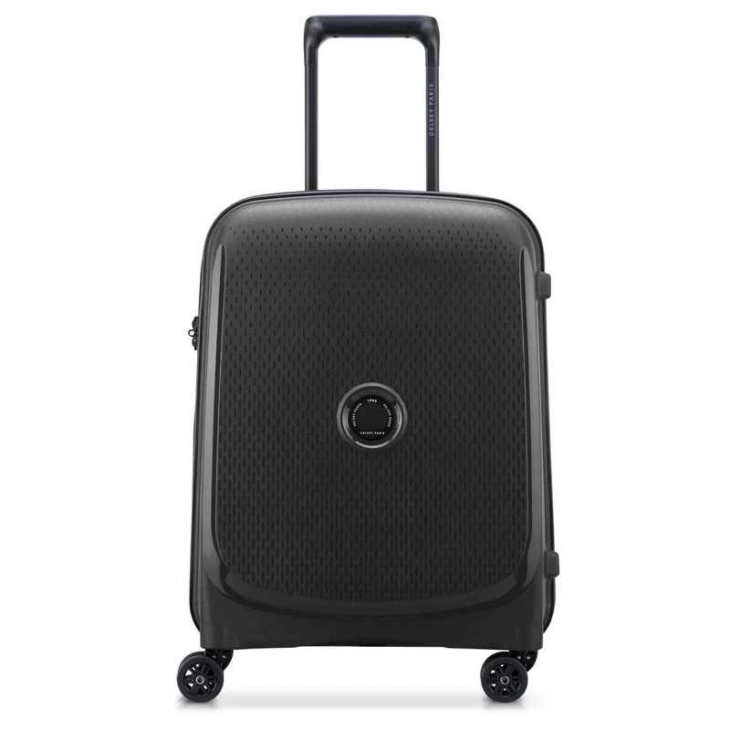 Delsey Paris Belmont Plus Slim Line - 4-Rollen-Kabinentrolley recycelt 55 cm (schwarz)