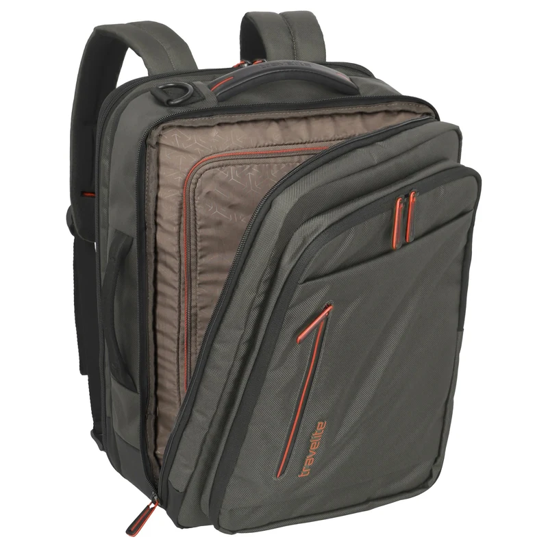 Travelite Crosslite - Bordtasche/Rucksack 43 cm (oliv)