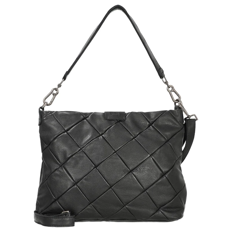 FREDsBRUDER Check My Hobo - Schultertasche 35 cm (black)