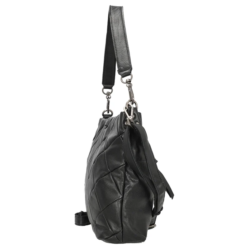 FREDsBRUDER Check My Hobo - Schultertasche 35 cm (black)