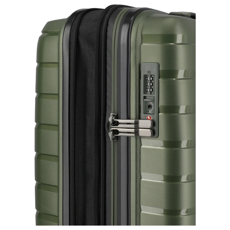 Travelite Air Base - 4-Rollen-Kabinentrolley S 55 cm erw. (olive)