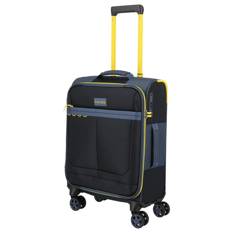 Travelite Color Craze - 4-Rollen-Kabinentrolley S 55 cm (dunkelblau)