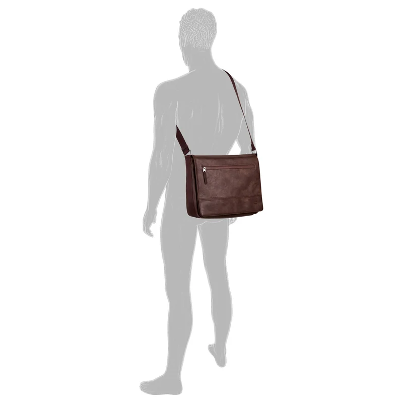 Camel Active Traces Messenger - Umhängetasche 15" 38.5 cm (brown)