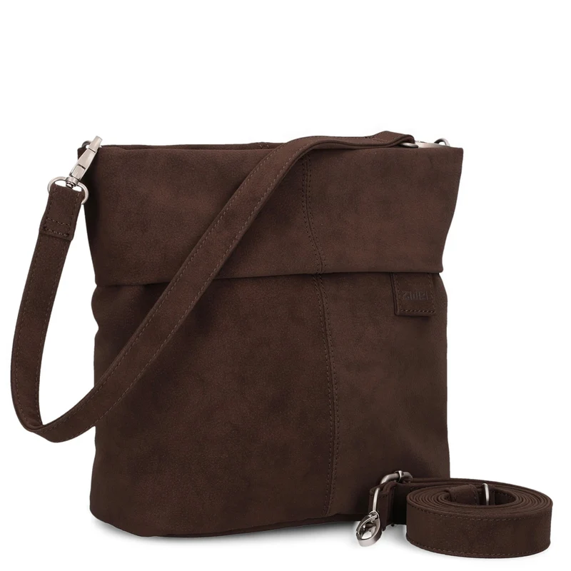 zwei Mademoiselle M8 - Schultertasche 25 cm (nubuk-espresso)