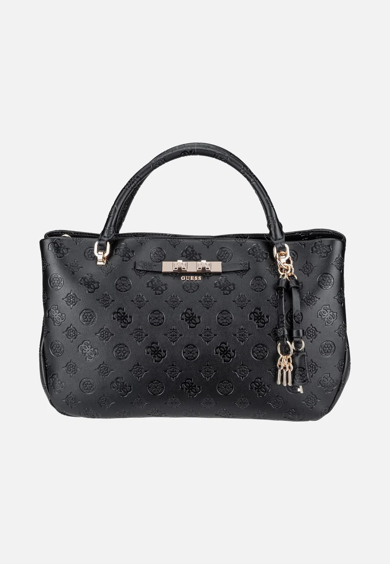 Carmella Girlfriend 25060 Black Logo - Satchel