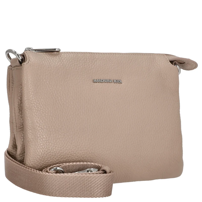 Mandarina Duck Mellow Leather Pochette - Abendtasche 23 cm (warm taupe)