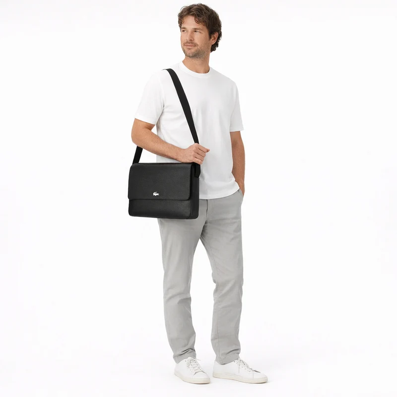 Lacoste Messenger Bag - Umhängetasche 34 cm (noir)