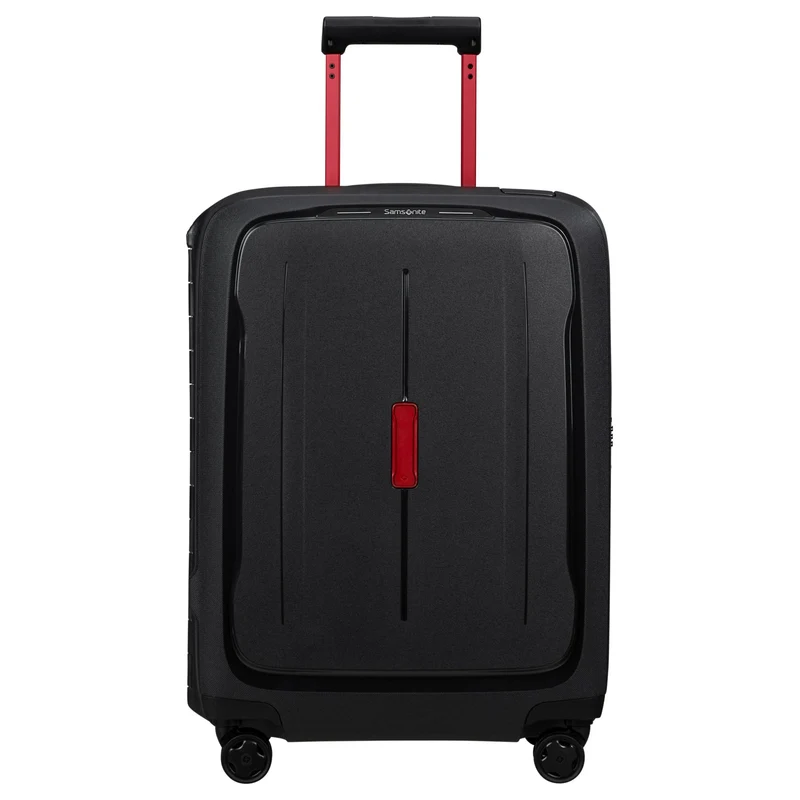 Samsonite Selection Essens - 4-Rollen-Kabinentrolley 55 cm (charcoal/red)