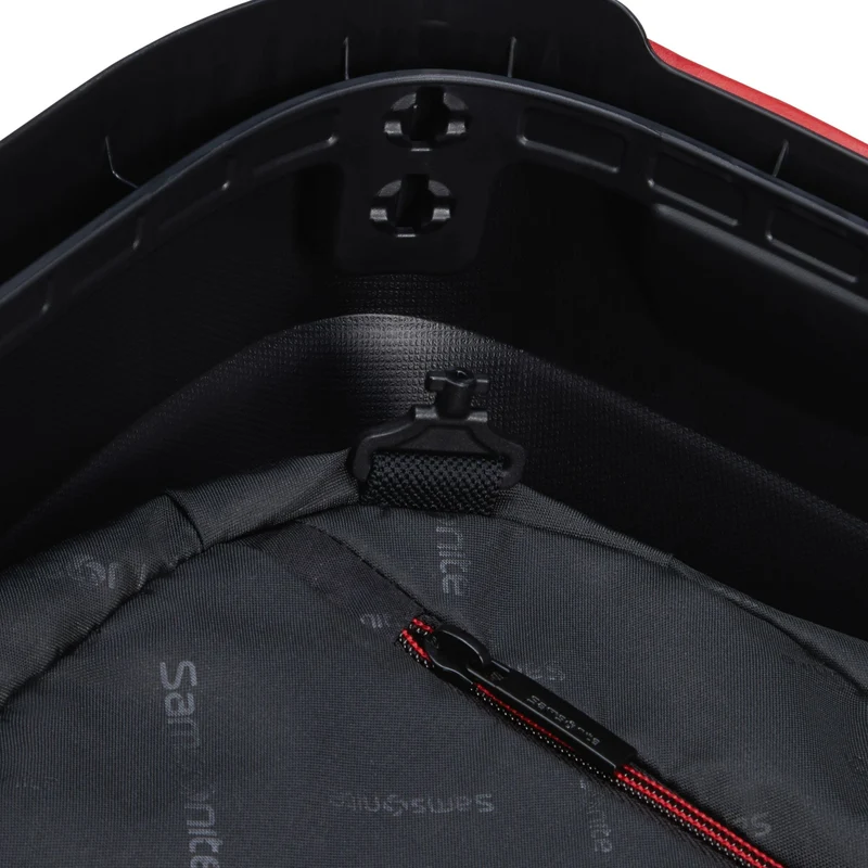 Samsonite Selection Essens - 4-Rollen-Kabinentrolley 55 cm (charcoal/red)