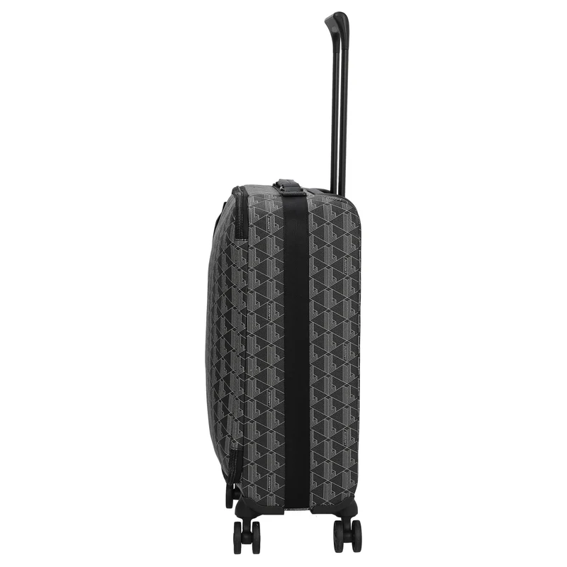 Lacoste The Blend - 4-Rollen-Kabinentrolley 49 cm (monogram noir gris)