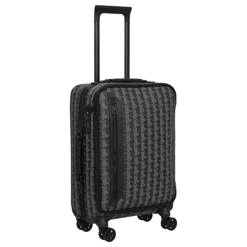 Lacoste The Blend - 4-Rollen-Kabinentrolley 49 cm (monogram noir gris)