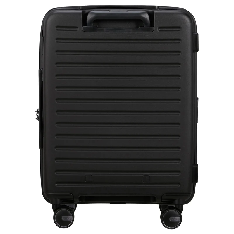 Samsonite Selection Restackd - 4-Rollen-Kabinentrolley 55 cm erw. (schwarz)