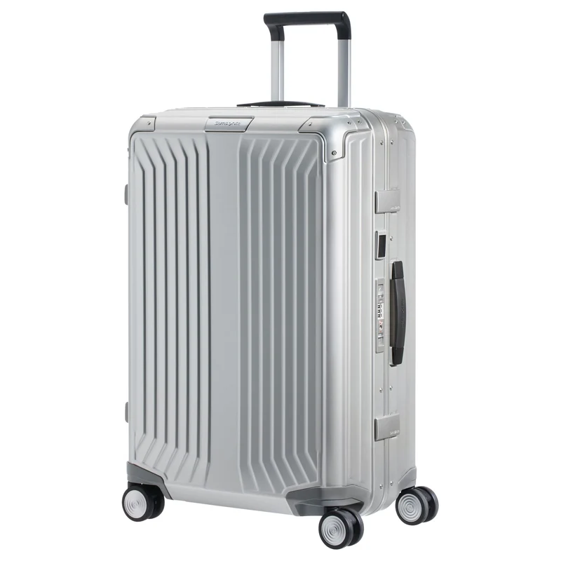 Samsonite Selection Lite-Box Alu - 4-Rollen-Trolley M 69 cm (aluminium)