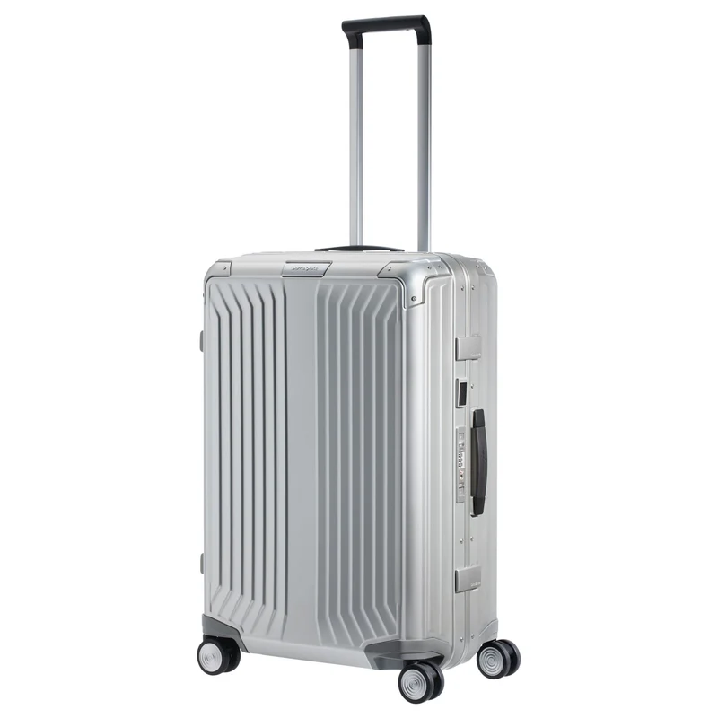 Samsonite Selection Lite-Box Alu - 4-Rollen-Trolley M 69 cm (aluminium)