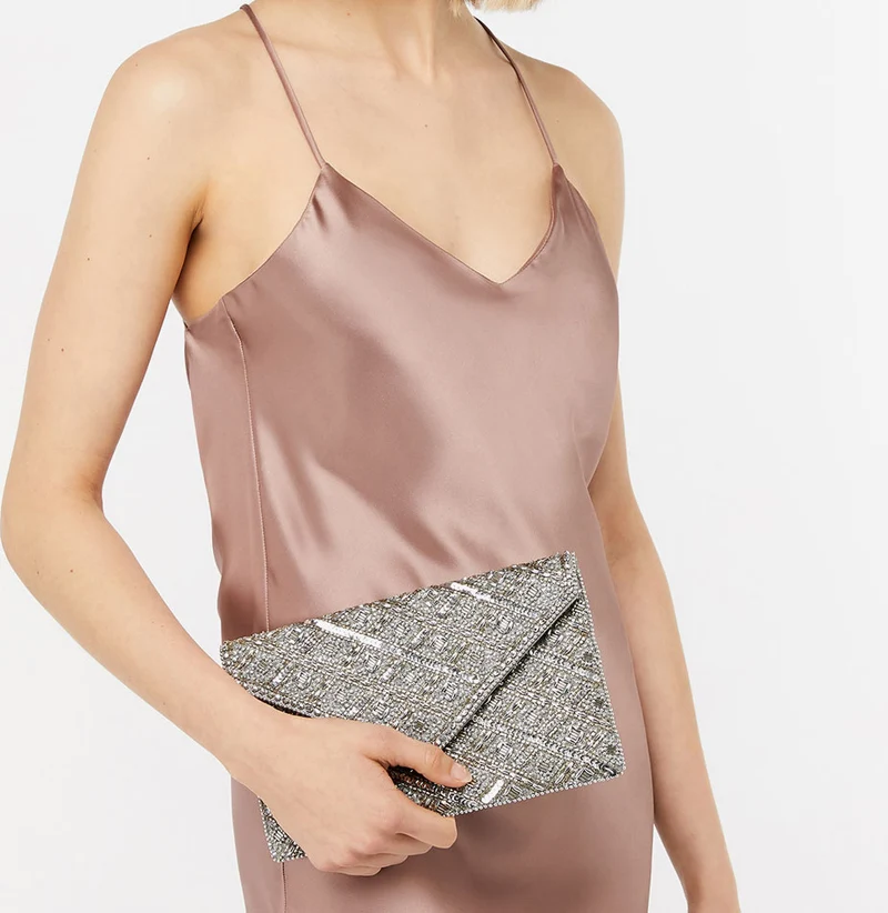Tabitha Embellished Clutch Bag