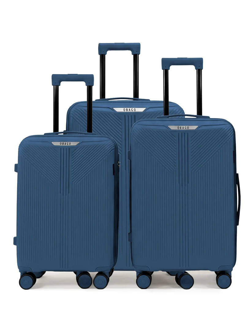 3er-Pack Hartschalenkoffer: Großer Koffer, mittelgroßer Koffer und Handgepäck ERIDAN