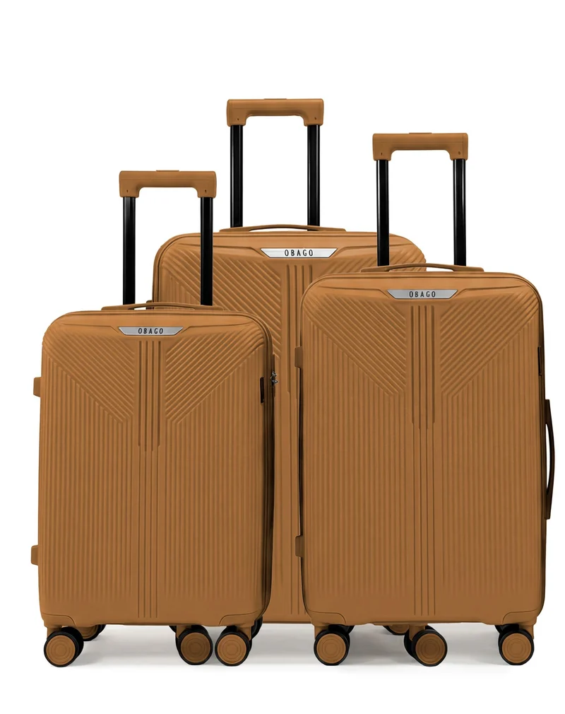 3er-Pack Hartschalenkoffer: Großer Koffer, mittelgroßer Koffer und Handgepäck ERIDAN