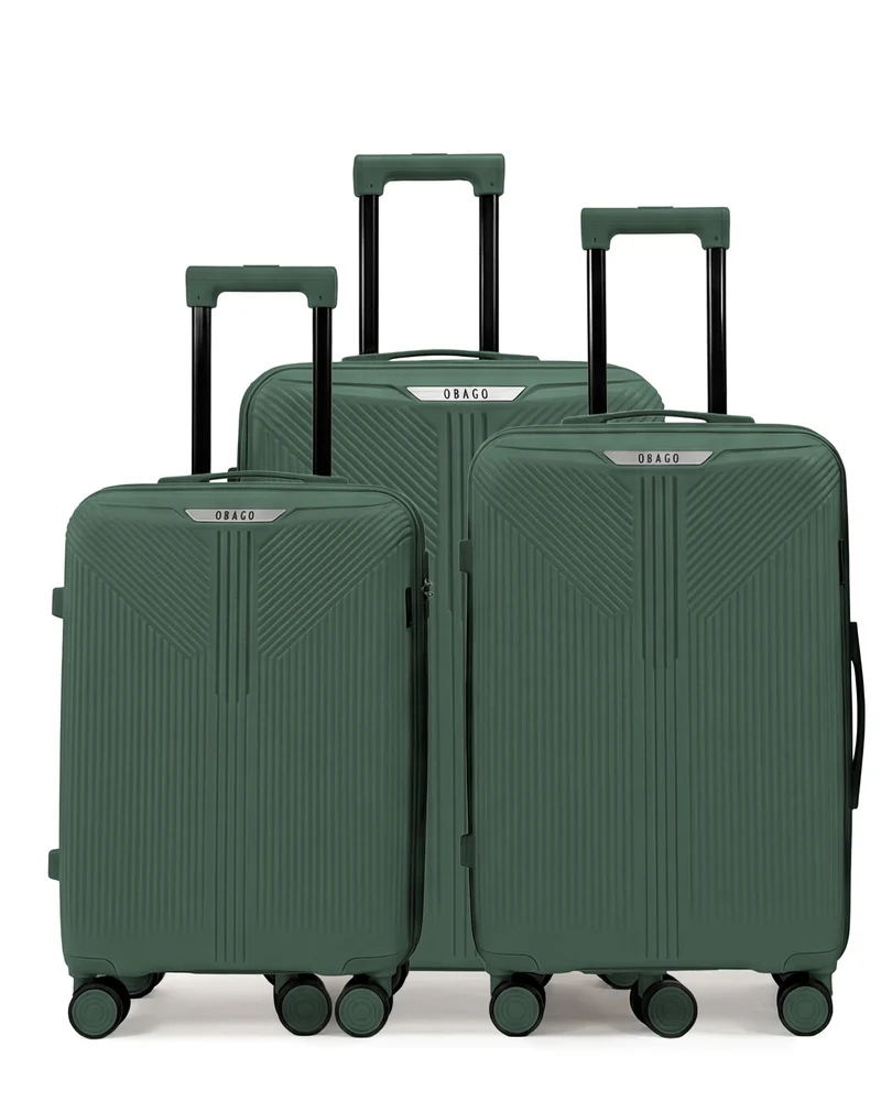 3er-Pack Hartschalenkoffer: Großer Koffer, mittelgroßer Koffer und Handgepäck ERIDAN