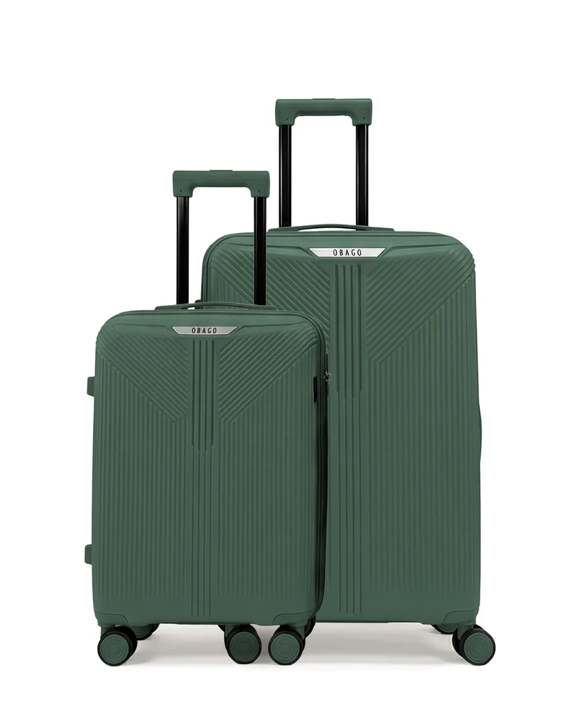 2er-Pack Hartschalenkoffer: Großer Koffer und Handgepäck ERIDAN