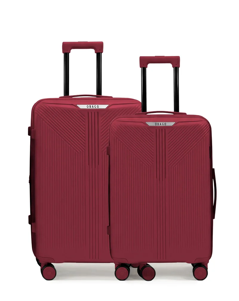 2er-Pack Hartschalenkoffer: Großer Koffer und mittelgroßer Koffer ERIDAN