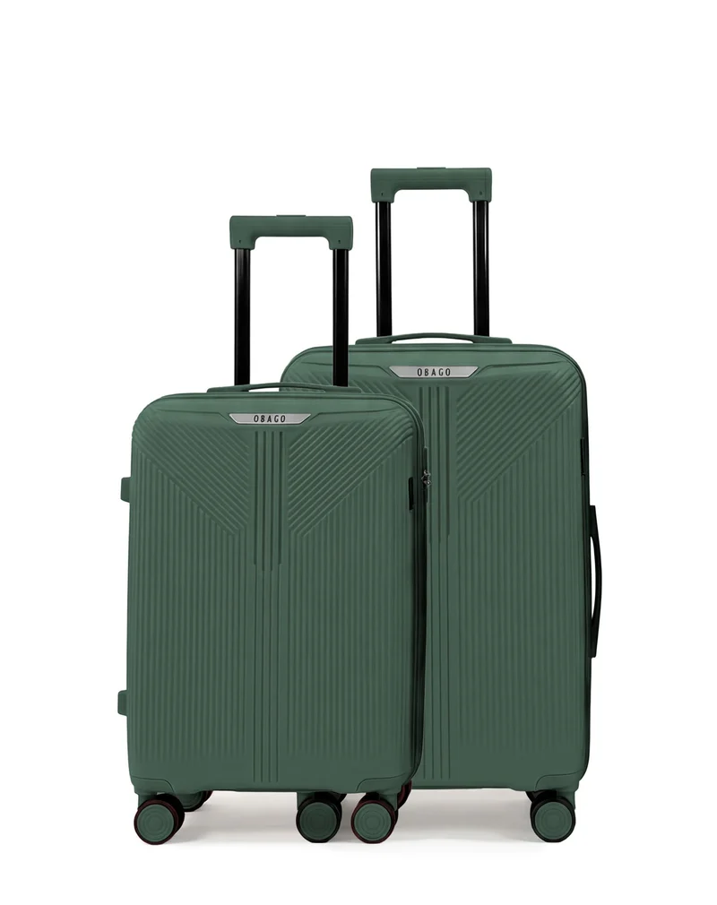 2er-Pack Hartschalenkoffer: Mittelgroßer Koffer und Handgepäck ERIDAN