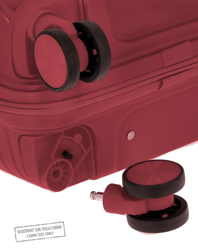 2er-Pack Hartschalenkoffer: Mittelgroßer Koffer und Handgepäck ERIDAN