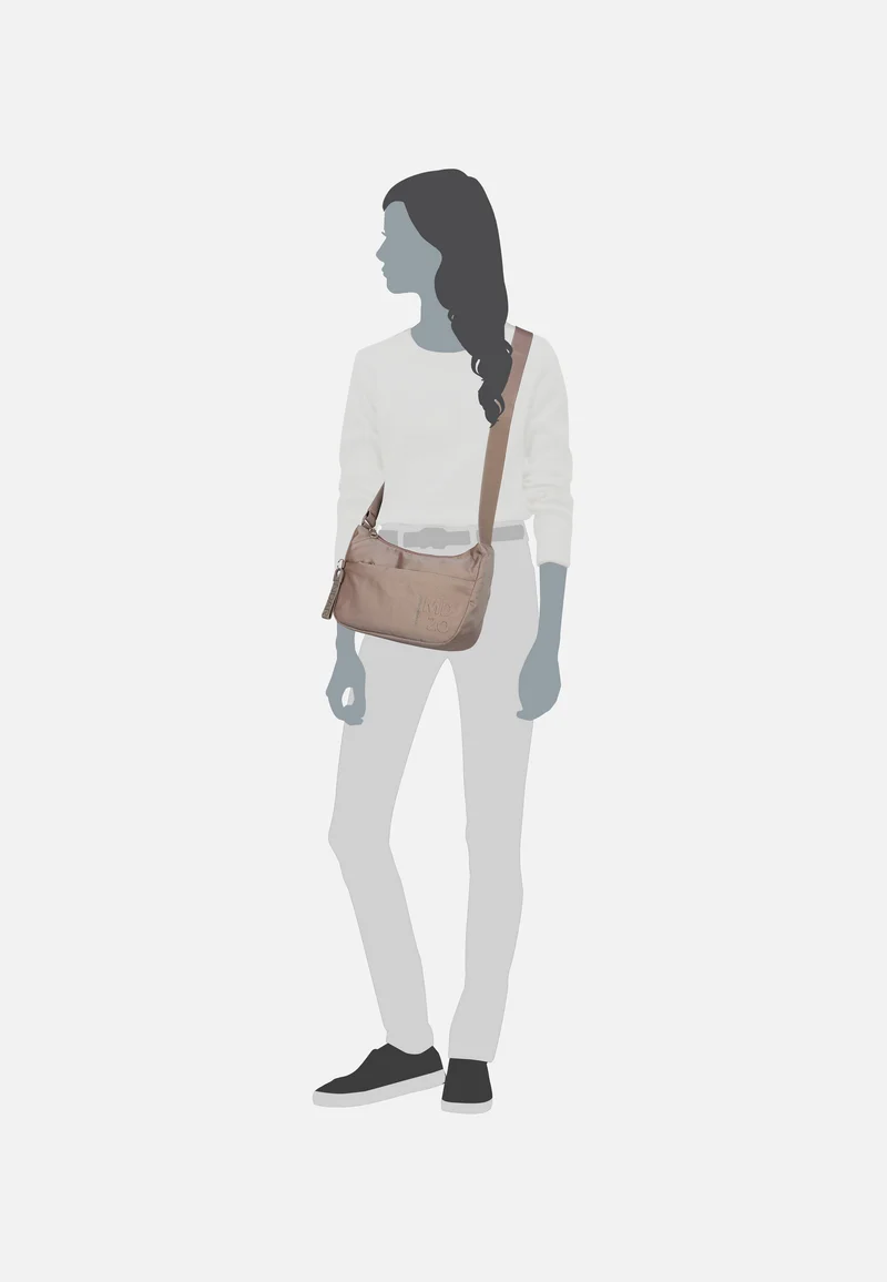 MD20 Hobo QMT30 Taupe - Beuteltasche