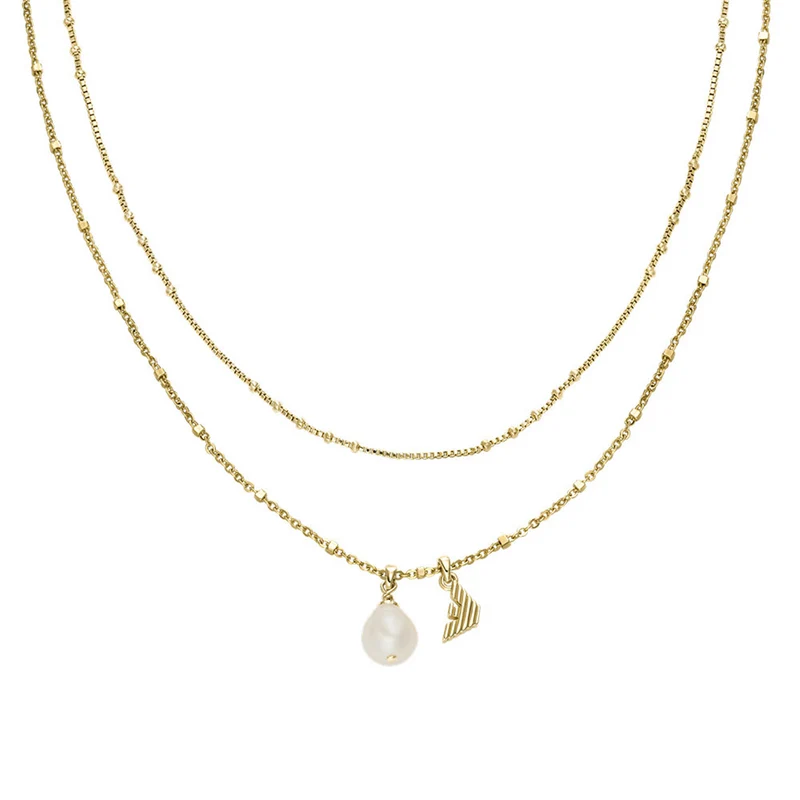 Emporio Armani Copper Gold Coloured Necklace EGS3273710