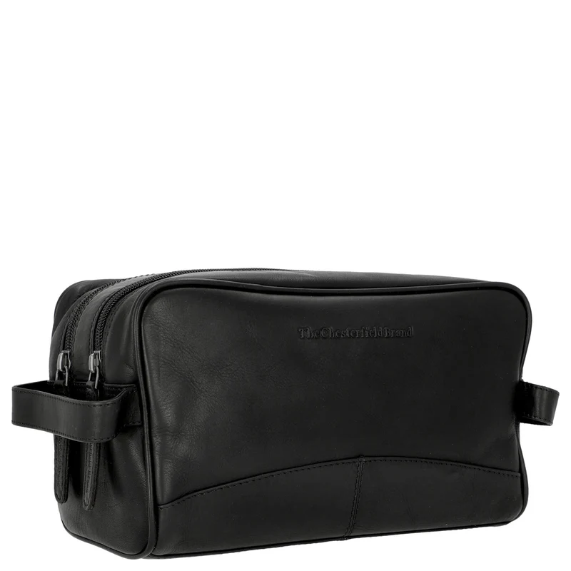 The Chesterfield Brand Stacey - Kulturbeutel Leder 24 cm (black)