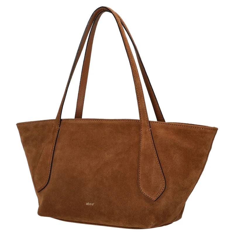 abro Carina Suede - Shopper 26 cm (cuoio)