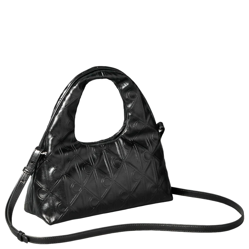 Calvin Klein Puffer Emblem - Umhängetasche 26 cm (black)