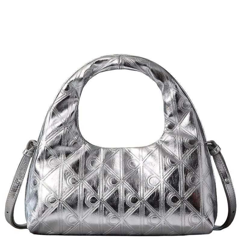 Calvin Klein Puffy Mini Bag - Umhängetasche 26 cm (silver metallic)