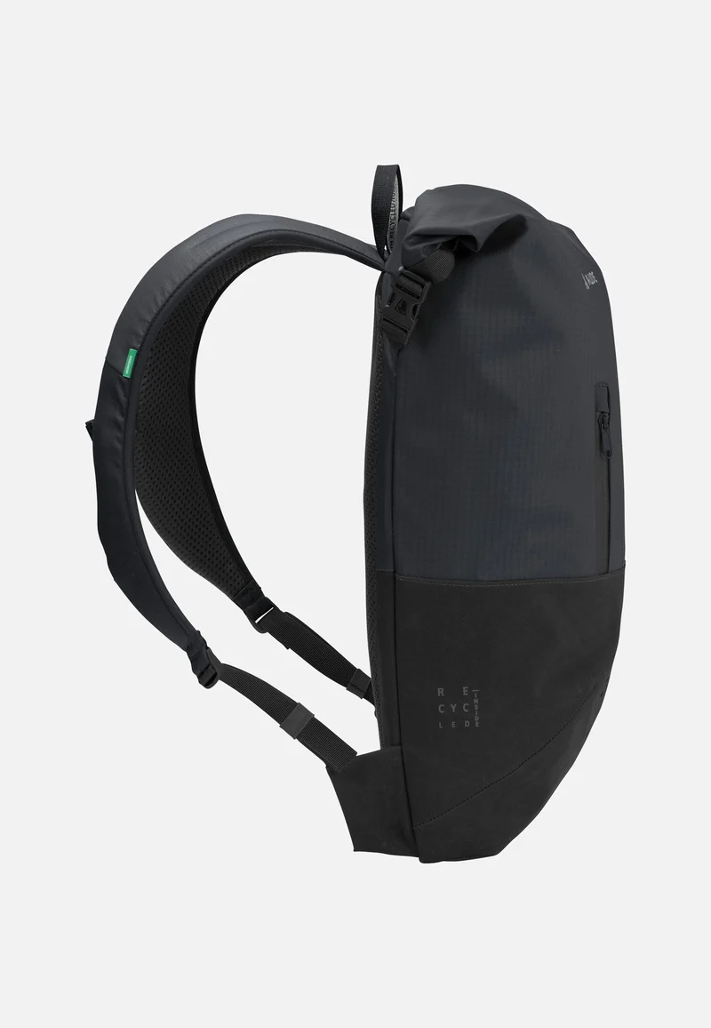 CityGo 18 Black - Rolltop Rucksack