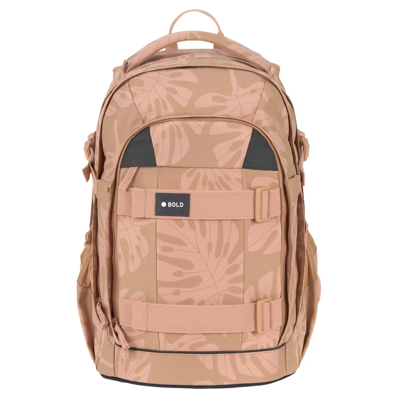 Lässig Bold Origin - Schulrucksack 46.5 cm (Leaves Caramel)